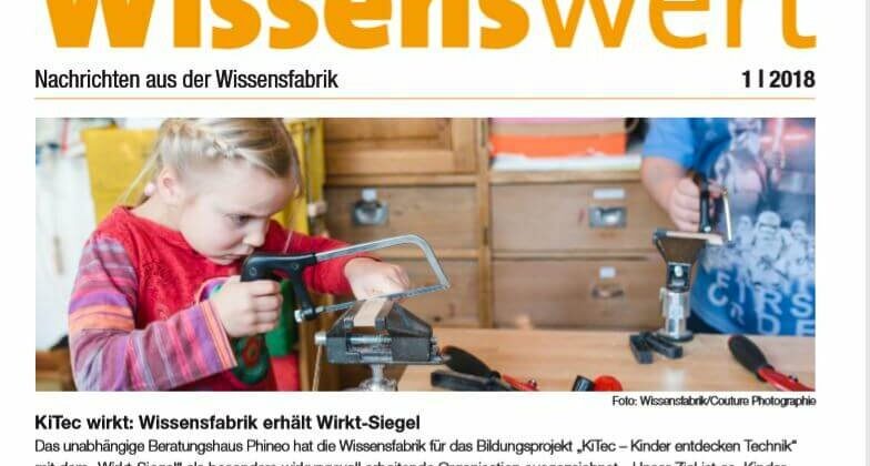 Newsletter Wissenswert: Ausgabe 1/2018 erschienen Bild